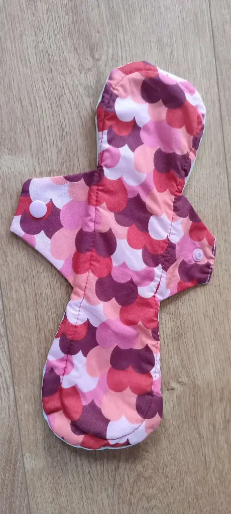 Serviette hygiénique lavable Maxi octobre rose